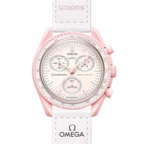 omega moonwatch vs pink